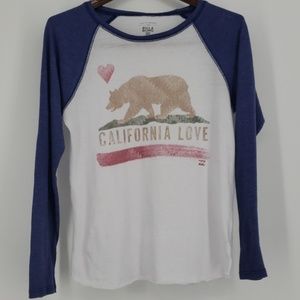 Billabong, Long Sleeve Shirt, Size Medium